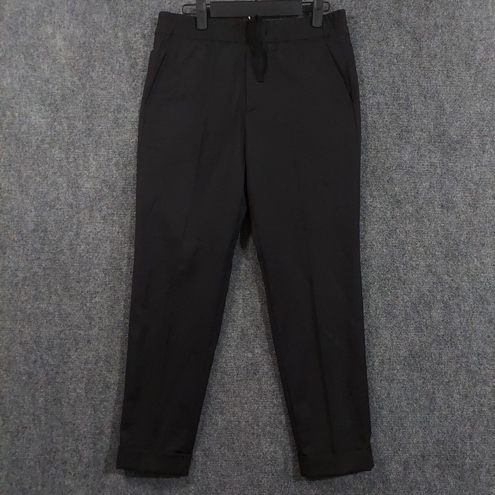 Filippa K Pants Mens 44 Navy M. Terry Cropped Trouser Core Elastic Waist 29x27